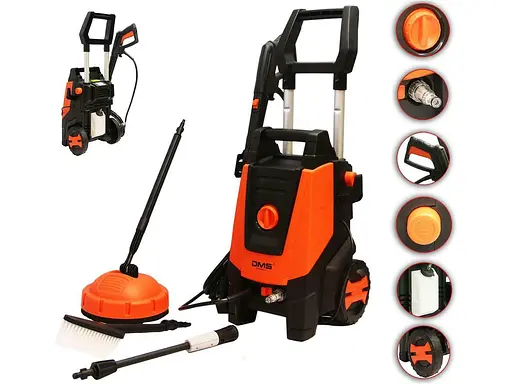 Мойка аппарат высокого давления DMS HR64, мощность 2200Вт, макс давление 150 Bar, 220v - фото 9