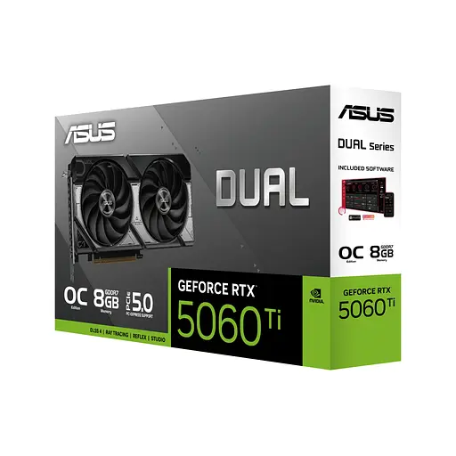 Видеокарта ASUS GeForce RTX5060Ti 8Gb DUAL OC (DUAL-RTX5060TI-O8G) - фото 7