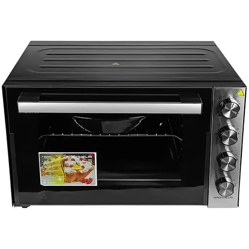 Піч електрична Grunhelm GN70KASC 70 л чорна (123683) - фото 2