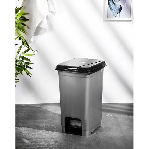 Кошик для сміття Violet House 0131 Metalic з педаллю 25 л (0131 METALIC 25 л) - фото 3