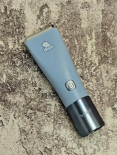 Тихая детская машинка для стрижки VGR V-153 (Безопасные лезвия, Влагозащита) - фото 2