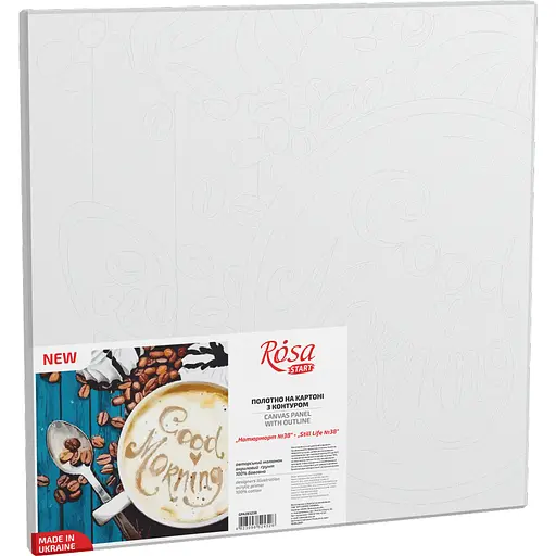 Полотно на картоне с контуром Rosa Start Натюрморт №38 30х30 хлопок акрил - фото 2