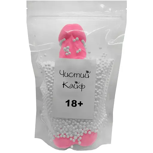 Крафтове мило-член із присоскою Чистий Кайф Pink Size XL, натуральне - фото 4