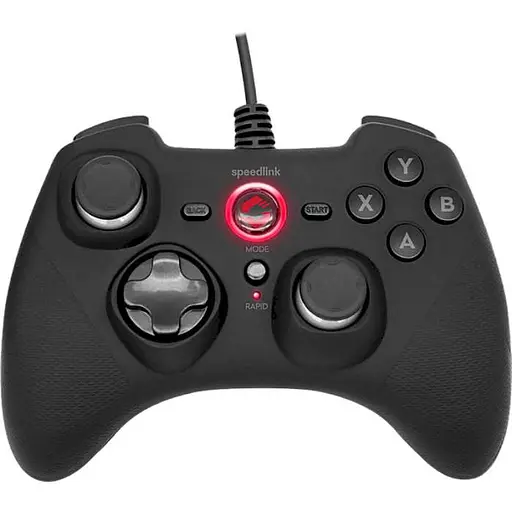 Геймпад Speedlink RAIT Gamepad - for PC/PS3/Switch, rubber-black (SL-650010-BK) - фото 1