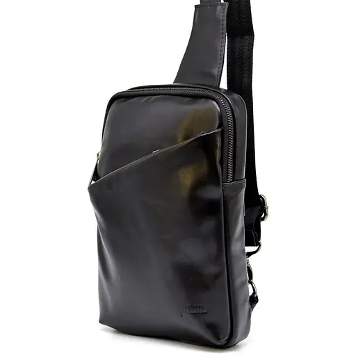 Кожаная сумка-слинг Tarwa 27.5х18х4 см sum0025562 - фото 1