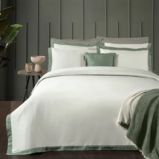 Постельное белье Layana Yeşil Сатин Премиум Sarev pbe0052221 - фото 1