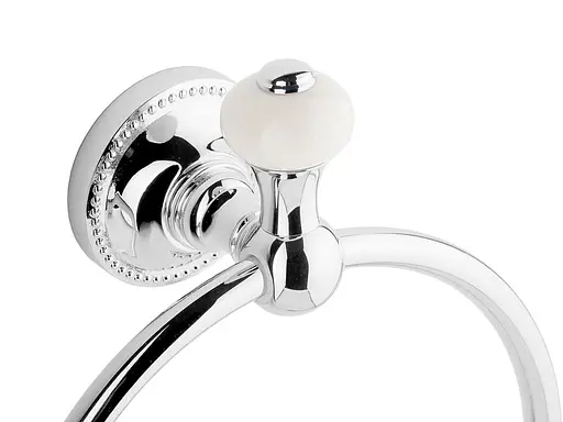 Кільце для рушника Kugu Pan 004C Хром - фото 2