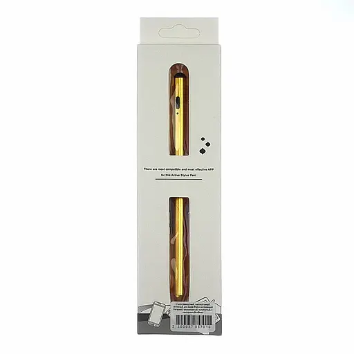 Стилус ємнісний, високоточний, активний для Apple iPad, із вбудованою батареєю, алюмінієвий, золотистий, із сенсорним Увімк./Вимк. - фото 4