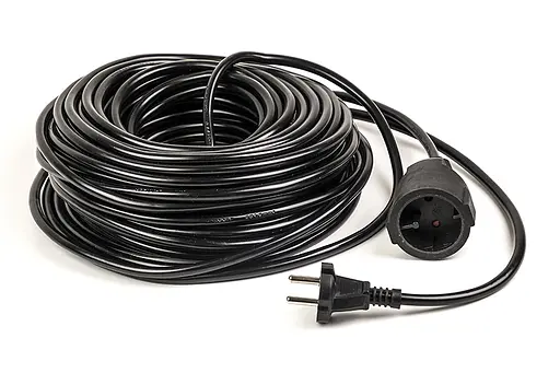 Подовжувач PowerPlant 50 м 2x2.5мм2 16А (JY-3021/50) - фото 1