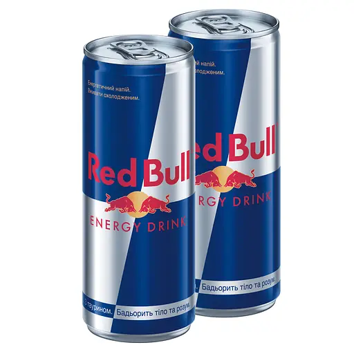 Энергетический напиток Red Bull 500 мл (0.25 л х 2 банки) - фото 2