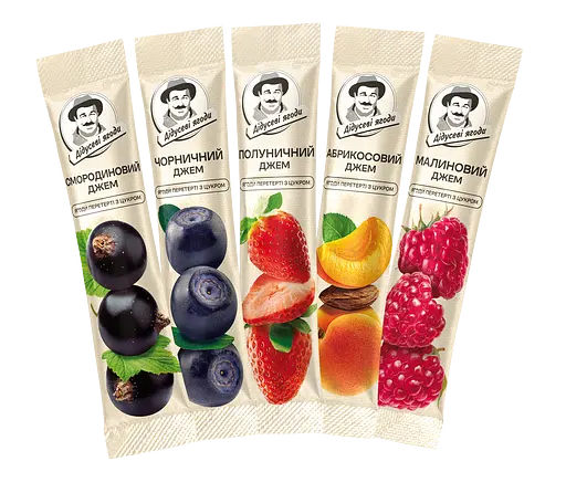 Джем Смородиновий  20гх50шт  стік Дідусеві ягоди