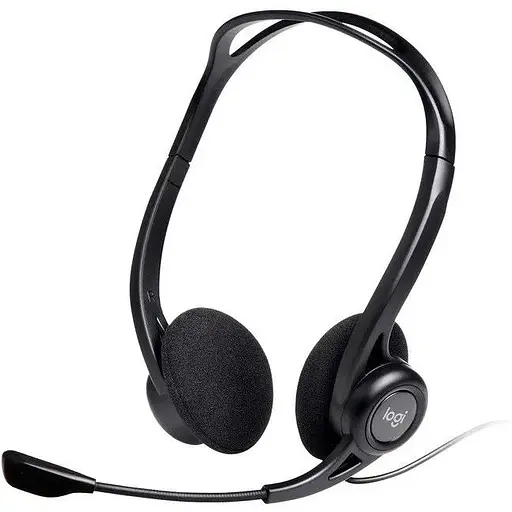 Наушники Logitech накладная гарнитура стерео Headset PC 960 Stereo Headset USB (981-000100) - фото 1
