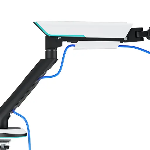 Кронштейн для монитора с RGB-подсветкой, регулировкой высоты, оборотом и наклоном ITech LDT96-C012 24-57" - фото 8