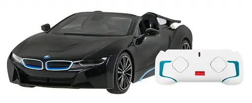 Машинка RASTAR BMW i8 Roadster на дистанційному керуванні + пульт 2,4 ГГц 1:12 чорний 95500 - фото 8