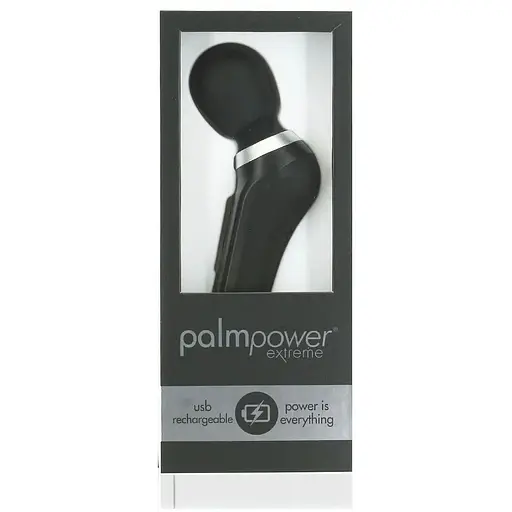 Потужний вібромасажер PalmPower EXTREME Black водонепроникний з плавним регулюванням - фото 6