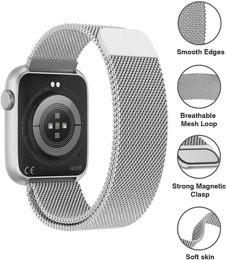 Розумний годинник EarlySincere для жінок з Bluetooth, відповіддю на дзвінок/набором, 1,9-дюймовий HD з повним сенсорним екраном - фото 6