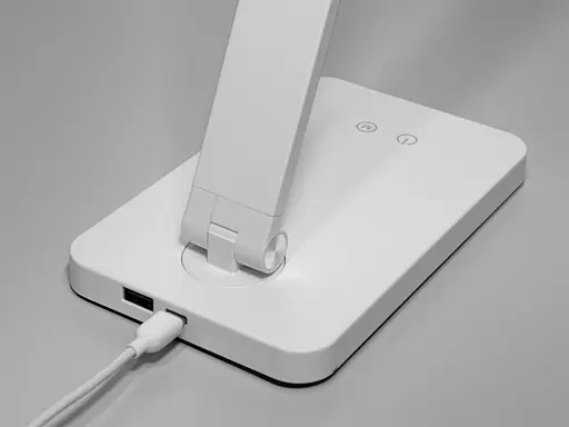 Біла світлодіодна настільна лампа для читання, потужністю 5 Вт - фото 2