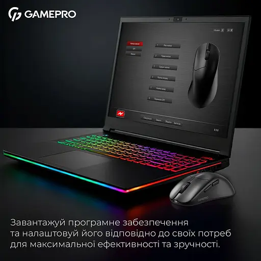 Миша GamePro Asgard Surt Wireless Black (GM017B) [140400] - фото 9
