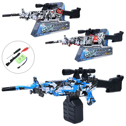 Водяний автомат, 75.5 см, акумулятор, USB-зарядка, приціл, 75.5x27x8 см (В асортименті) - фото 2