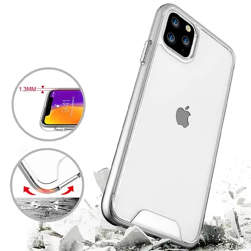 Чохол Epik TPU Space Case transparent для Apple iPhone 11 Pro 5.8 Прозорий - фото 5