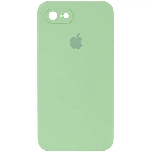 Чехол Epik Silicone Case Square Full Camera Protective AA для Apple iPhone 7/8/SE 2020 4.7 Мятный/Mint