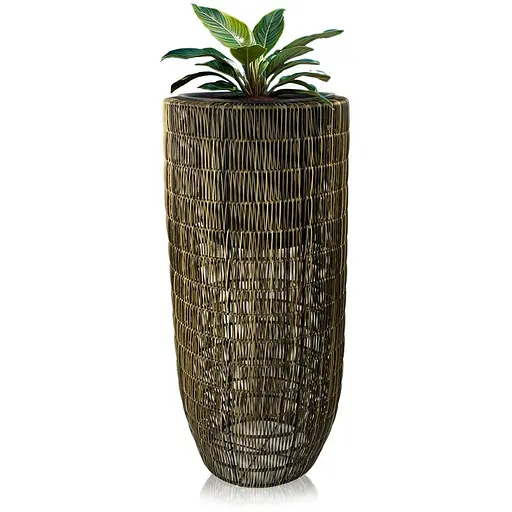 Кашпо Engard из искусственного ротанга 40х40x91 см (HA-04) - фото 6