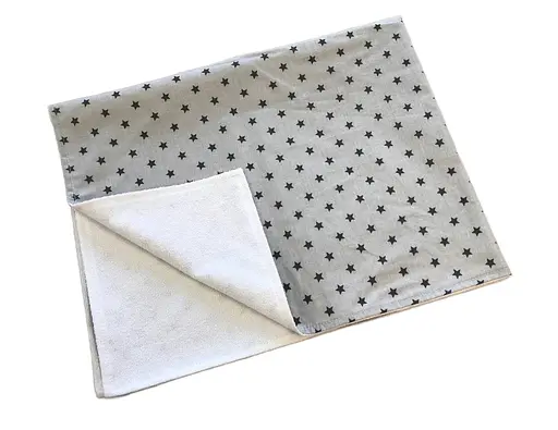Непромокаемая пеленка Moontime "Звезды графитовые" - фото 1