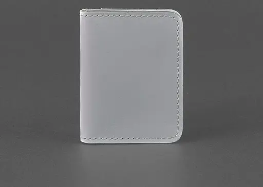 Кожаная обложка для ID-паспорта и водительского заседания 4.0 Серая - фото 1