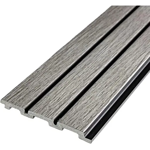 Рейка декоративна Wall Sticker PS 2900х120х12 мм Світло-сірий дуб SW-00001740