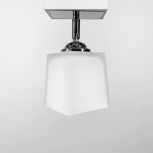 Світильник на 1 плафон в білому корпусі 10х10 см Line F Арт. 51203/1 WT - фото 2