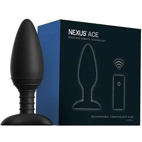 Анальна вібропробка Nexus ACE Large з пультом дистанційного керування діаметр 5 см - фото 2
