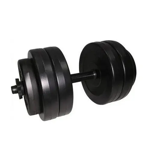 Гантель складальна композитна в пластиковій оболонці Rock pro 13 кг NE-PL-G-013