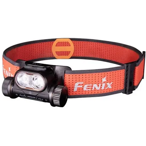 Фонарь налобный Fenix HM65R-T V2.0 Черный/Красный (HM65RTV20BK)