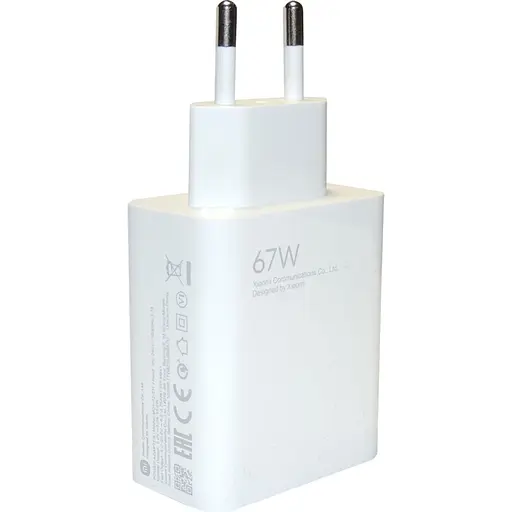 Сетевое зарядное устройство Xiaomi HyperCharge 67W + Cable USB-A - USB-C (BHR9465EU) [132390] - фото 3