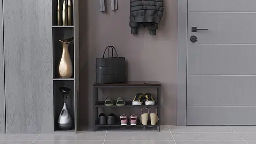 Банкетка универсальная Ferrum-decor Слайм 45x63x26 черный ДСП Венге 16мм (FRD-105512) - фото 3