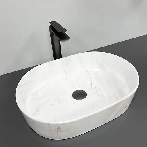 Умивальник VBI Verona 50 nature marmo накладний VBI-011315, Мармур - фото 1