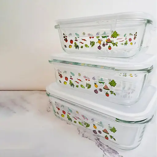 Пищевый контейнер Vittora стеклянный с пластиковой крышкой 1.04 л (127045) - фото 7