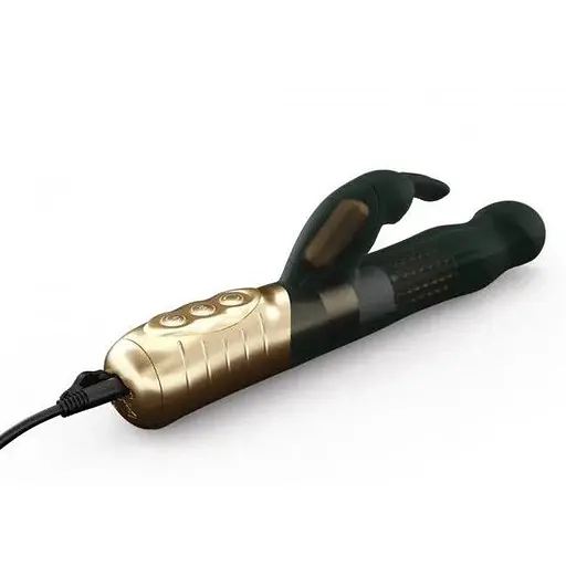 Вибратор-кролик Dorcel Baby Rabbit Gold 2.0 с жемчужным массажем и вращающейся головкой - фото 2