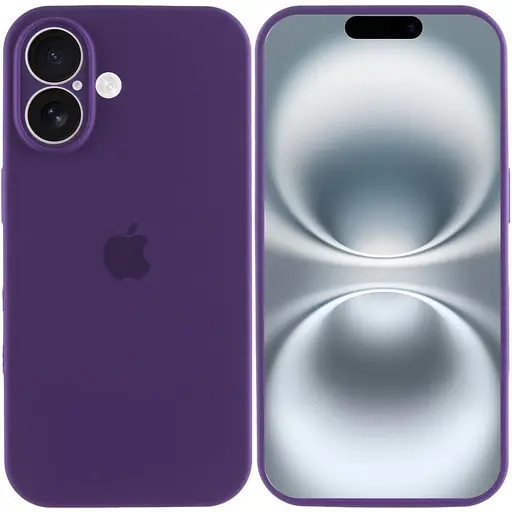 Чохол Epik Silicone Case Full Camera Protective AA для Apple iPhone 16, 6.1 Фіолетовий/Amethyst - фото 2