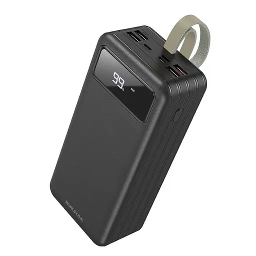 Портативний акумулятор BOROFONE DBT09 Large papacity four USB 60000mAh чорний - фото 1