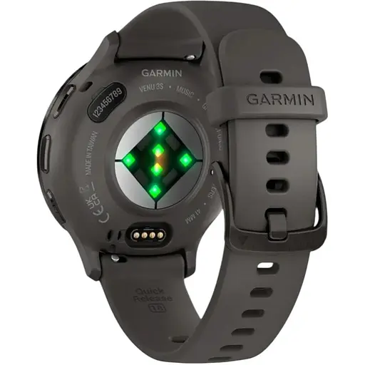Смарт-годинник Garmin Venu 3S Slate S. Steel Bezel w. Pebble Grey Case and S. Band (010-02785-00) - фото 2