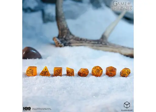 Набор кубиков Game of Thrones. Baratheon Dice Set , 7 шт. (GOT/00190166/2025/4/A) - фото 3