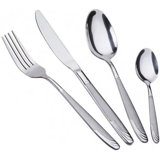 Набор столовых приборов Bachmayer BM-2438 на 6 персон в подарочном чемодане 24 предмета - фото 1