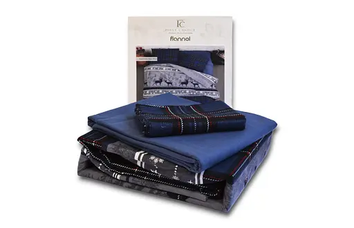 Постільна білизна Happiness Navy Blue Фланель First Choice pbe0051265 - фото 3