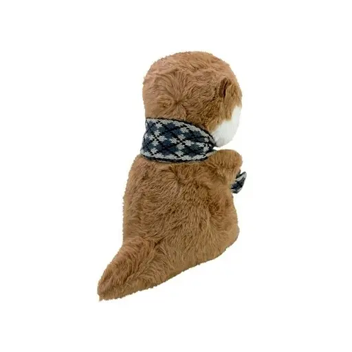 Дитяча м'яка іграшка "Видреня" Bambi C8501 з мушлею, розмір 28 см - фото 3