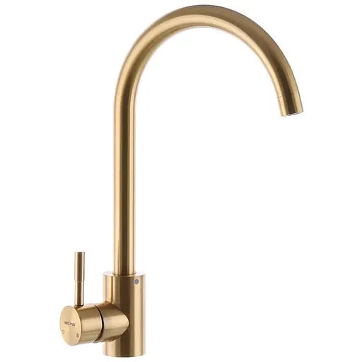 Набор кухонная мойка со смесителем и дозатором Mixxus SET-6045-200x1.0-PVD-Gold MX0589, Золотой - фото 4