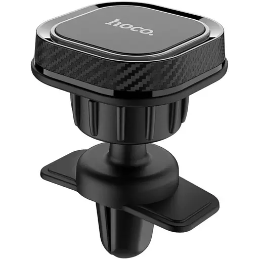 Холдер Hoco CA52 Intelligent air outlet in-car holder Черный grey - фото 1