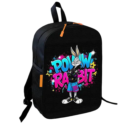 Рюкзак школьный детский Багз Банни 36х27 см подростковый для мальчика, девочки (4016)