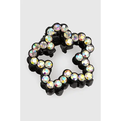 Заколка-краб 25-6,1-18 Чорний (2000901943701A) - фото 1