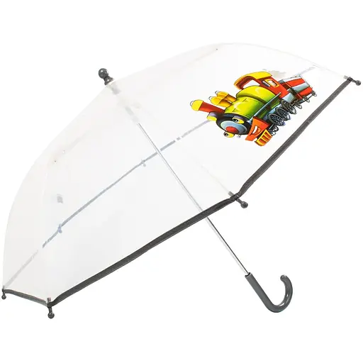 Детский зонт-трость механический Art Rain 73 см прозрачный